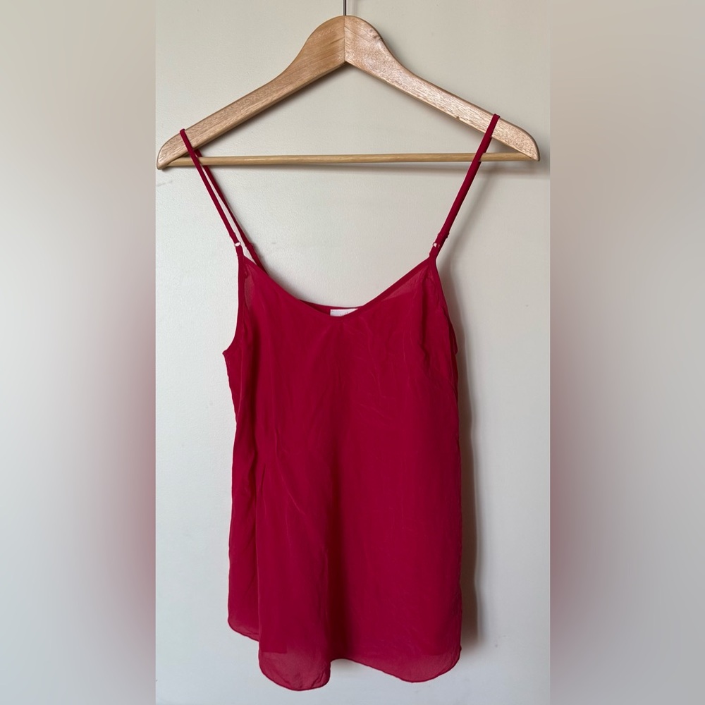 Wilfred Deep Rose Silk Tank
